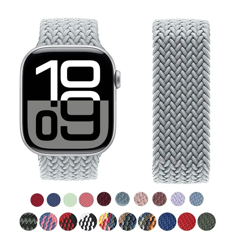 Bracelet tressé Solo Loop pour Apple Watch 38 à 49 mm