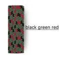 Bracelet tressé Solo Loop pour Apple Watch 38 à 49 mm – Couleur du bracelet black green red