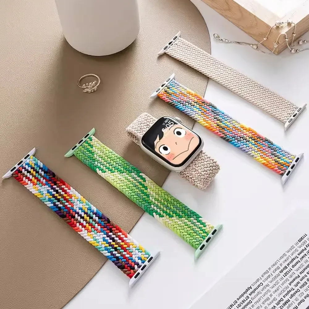 Bracelet tressé Solo Loop pour Apple Watch 38 à 49 mm