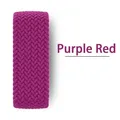 Bracelet tressé Solo Loop pour Apple Watch 38 à 49 mm – Couleur du bracelet purple red