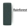 Bracelet tressé Solo Loop pour Apple Watch 38 à 49 mm – Couleur du bracelet Rainforest Green