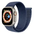 Bracelet tressé solo pour Apple Watch 40 à 49 mm – Couleur du bracelet Abyss blue
