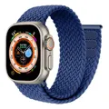 Bracelet tressé solo pour Apple Watch 40 à 49 mm – Couleur du bracelet Atlantic Blue