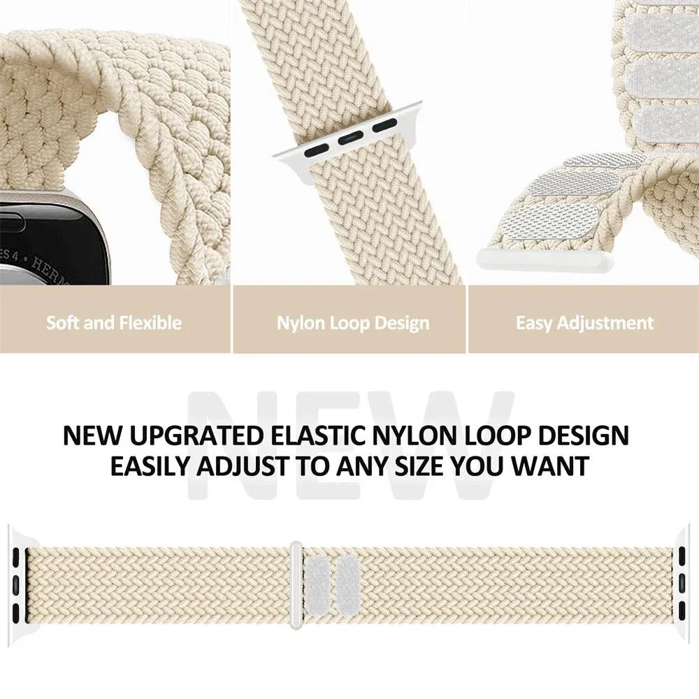 Bracelet tressé solo pour Apple Watch 40 à 49 mm