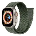 Bracelet tressé solo pour Apple Watch 40 à 49 mm – Couleur du bracelet Inverness Green