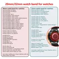 Bracelet tressé solo pour Samsung Galaxy Watch 44mm 20 à 22mm – 6