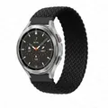 Bracelet tressé solo pour Samsung Galaxy Watch 44mm 20 à 22mm – Couleur du bracelet Black