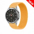 Bracelet tressé solo pour Samsung Galaxy Watch 44mm 20 à 22mm – Couleur du bracelet maize