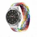 Bracelet tressé solo pour Samsung Galaxy Watch 44mm 20 à 22mm – Couleur du bracelet Pride Edition