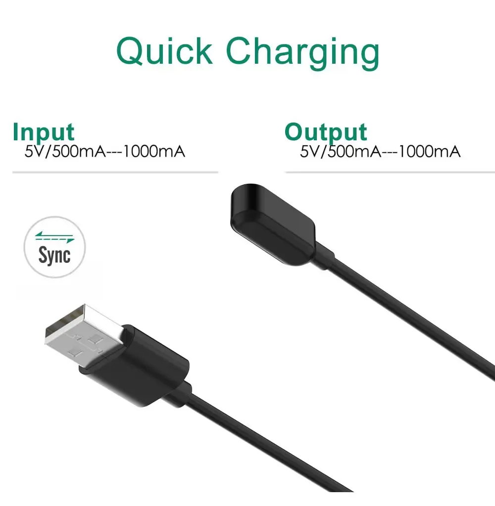 Câble de charge magnétique USB pour Keep B4/Huawei Band 6/7