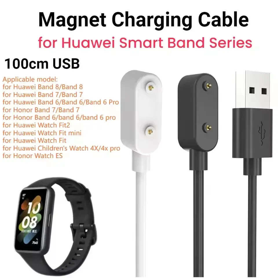 Câble de charge USB pour Huawei Watch Fit 3/Band 10/9/8/7/6