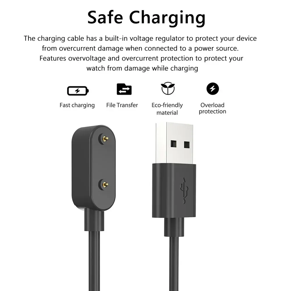 Câble de charge USB pour Huawei Watch Fit 3/Band 10/9/8/7/6