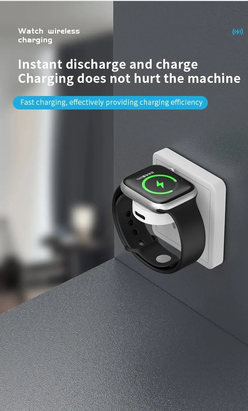 Chargeur magnétique USB C pour Apple Watch Series 1-11