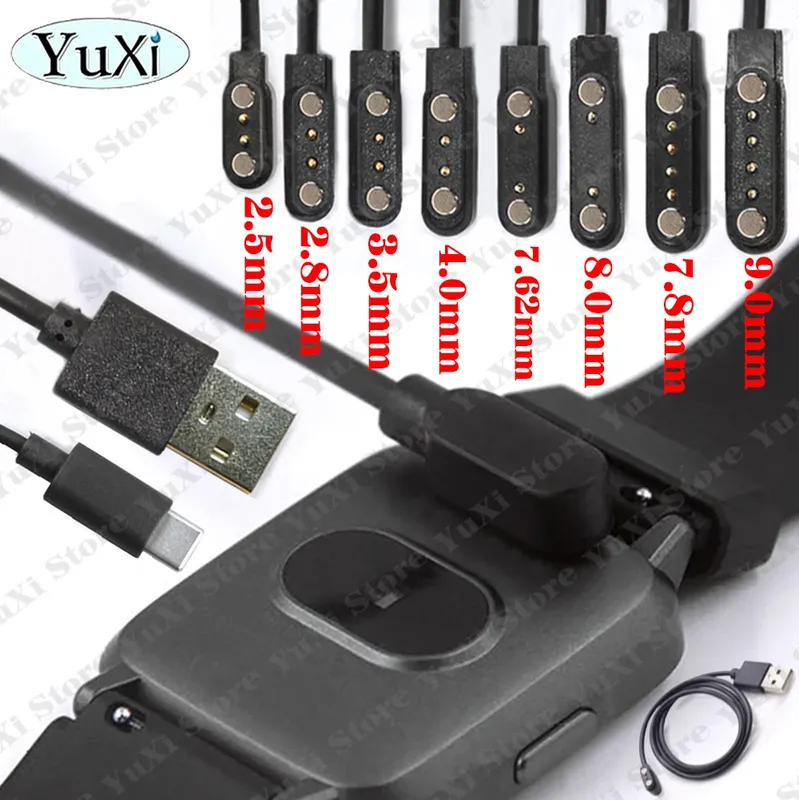 Chargeur magnétique USB type-c 2 à 4 broches