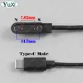 Chargeur magnétique USB type-c 2 à 4 broches – Color TypeC-7.62-14.3