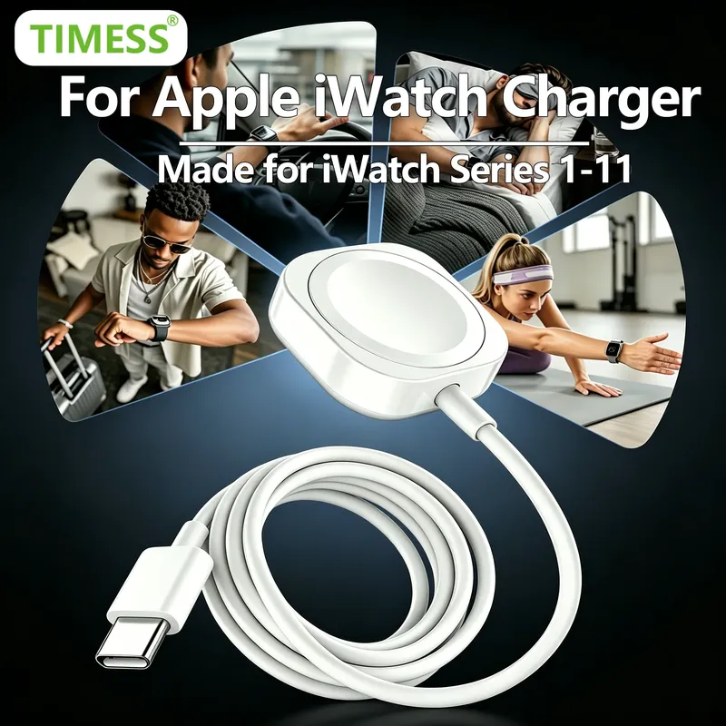 Chargeur magnétique USB Type-C pour Apple Watch Series