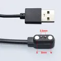 Chargeur USB montre 2 broches 4 broches – Couleur USB 2Pin 2.5-8