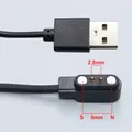 Chargeur USB montre 2 broches 4 broches – Couleur USB 2Pin 2.8-9