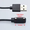 Chargeur USB montre 2 broches 4 broches – Couleur USB 4Pin 7.62-14.3