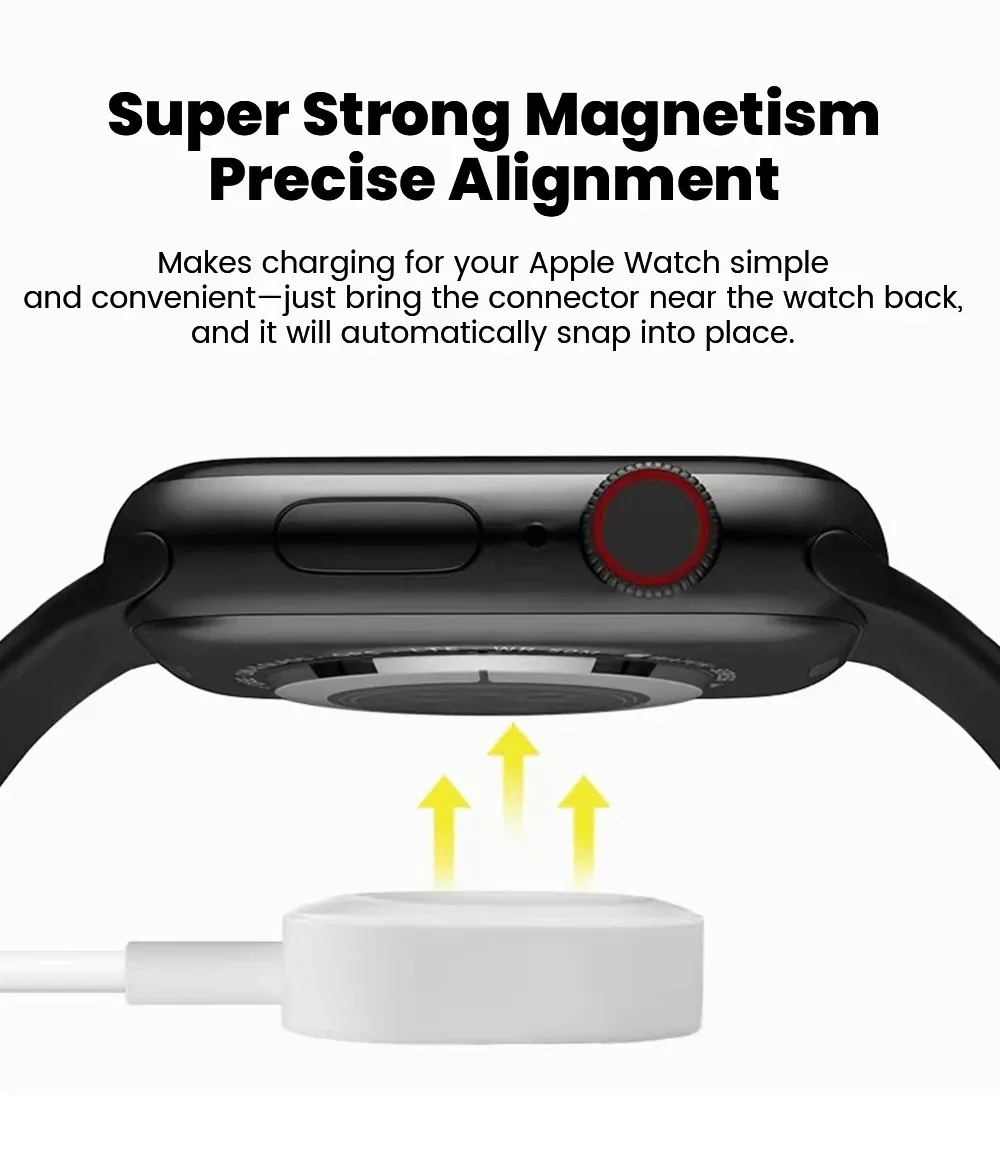 Chargeur USB Type-C pour Apple Watch 1 à 11