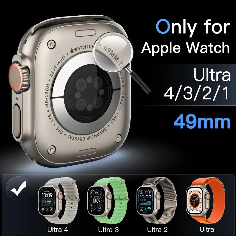 Coque alliage zinc pour Apple Watch Ultra 2-4 49mm