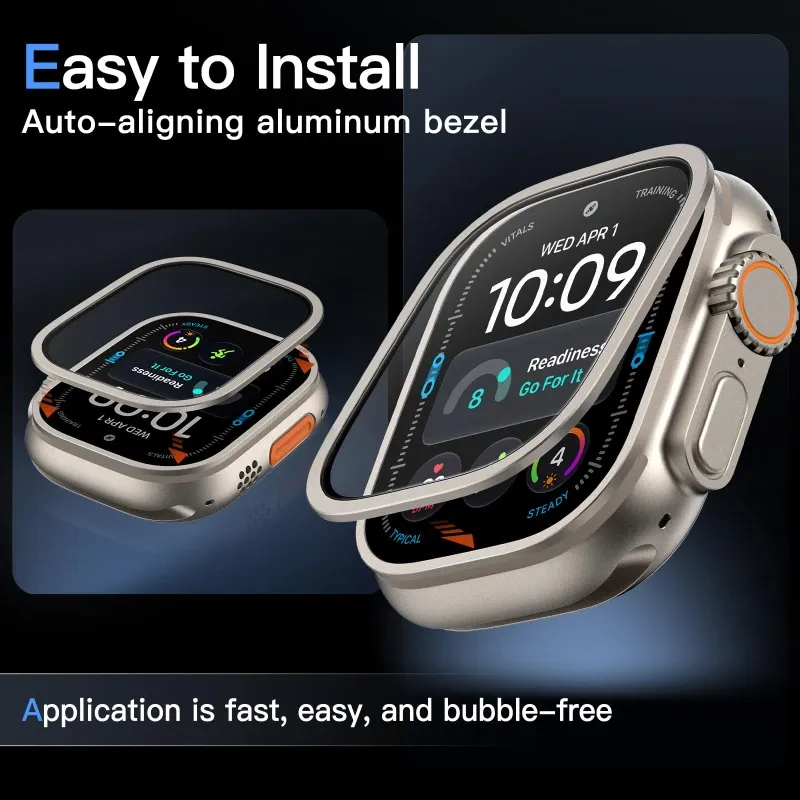 Coque alliage zinc pour Apple Watch Ultra 2-4 49mm