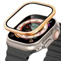 Coque alliage zinc pour Apple Watch Ultra 2-4 49mm – Couleur Gold 3