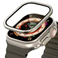 Coque alliage zinc pour Apple Watch Ultra 2-4 49mm – Couleur Titanium 7