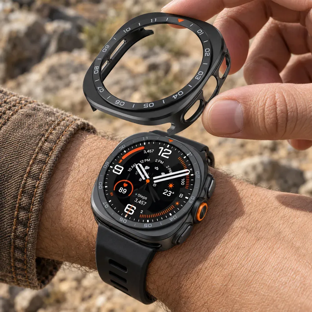Coque métal pour Samsung Galaxy Watch Ultra 2 47 mm