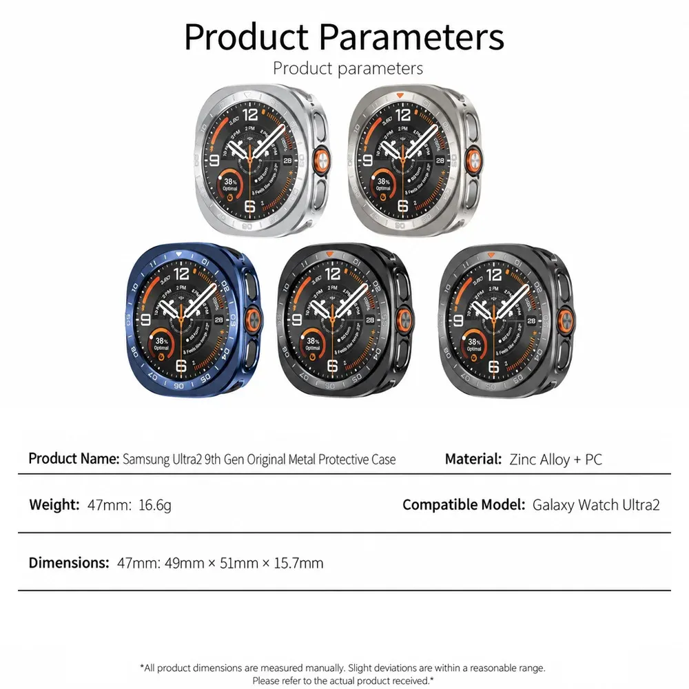 Coque métal pour Samsung Galaxy Watch Ultra 2 47 mm