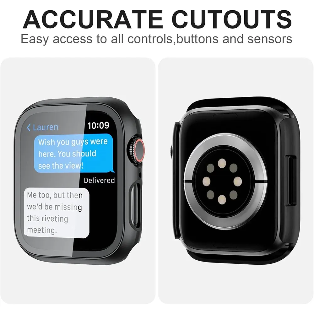Coque protection écran pour Apple Watch 40-49mm