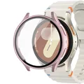 Coque protection PC verre trempé pour Samsung Galaxy Watch – Couleur Rose Gold