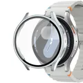 Coque protection PC verre trempé pour Samsung Galaxy Watch – Couleur Silver