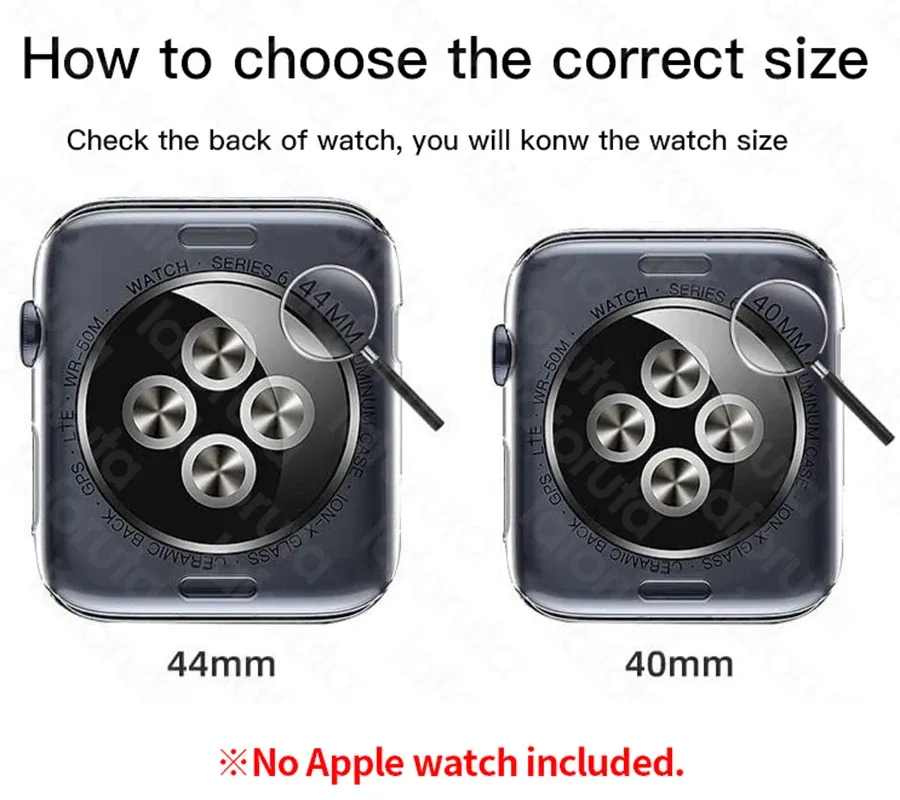 Coque + verre trempé pour Apple Watch Series 12/11/10/SE Ultra