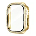 Coque + verre trempé pour Apple Watch Series 12/11/10/SE Ultra – Couleur Gold
