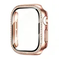Coque + verre trempé pour Apple Watch Series 12/11/10/SE Ultra – Couleur Rose Gold