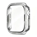 Coque + verre trempé pour Apple Watch Series 12/11/10/SE Ultra – Couleur Silver