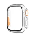 Coque + verre trempé pour Apple Watch Series 9/8/7/6/5/4 SE – Couleur Violet (Tr)