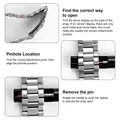 Extracteur goupille bracelet montre avec 3 broches – 5