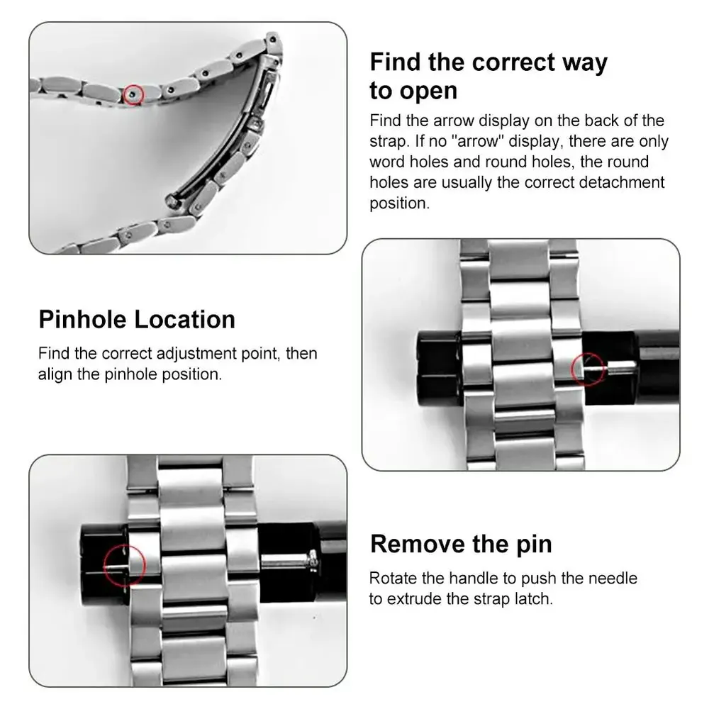 Extracteur goupille bracelet montre avec 3 broches