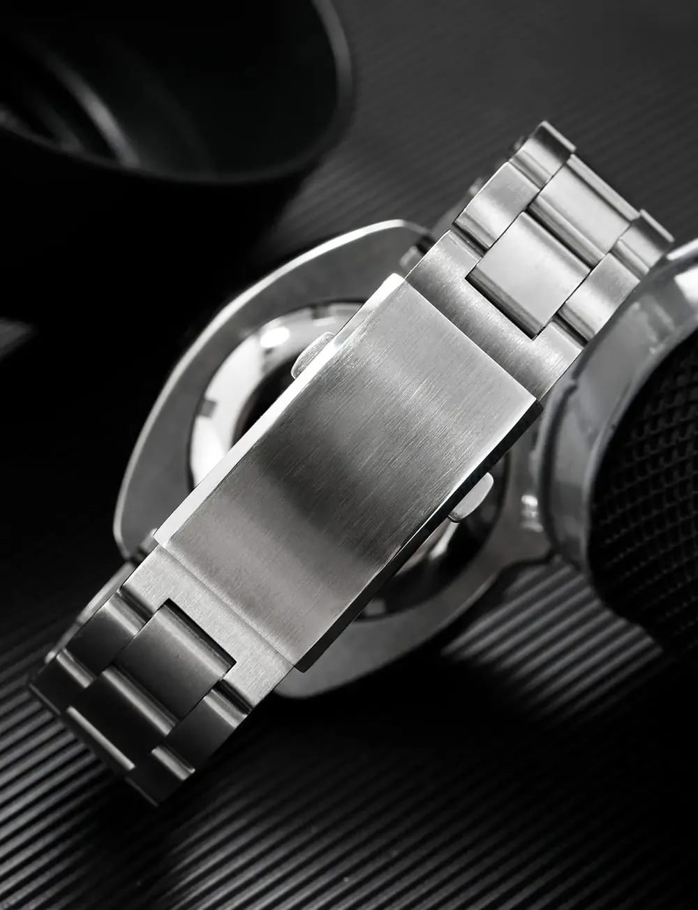 Fermoir de montre acier inoxydable 16 à 22 mm sécurité
