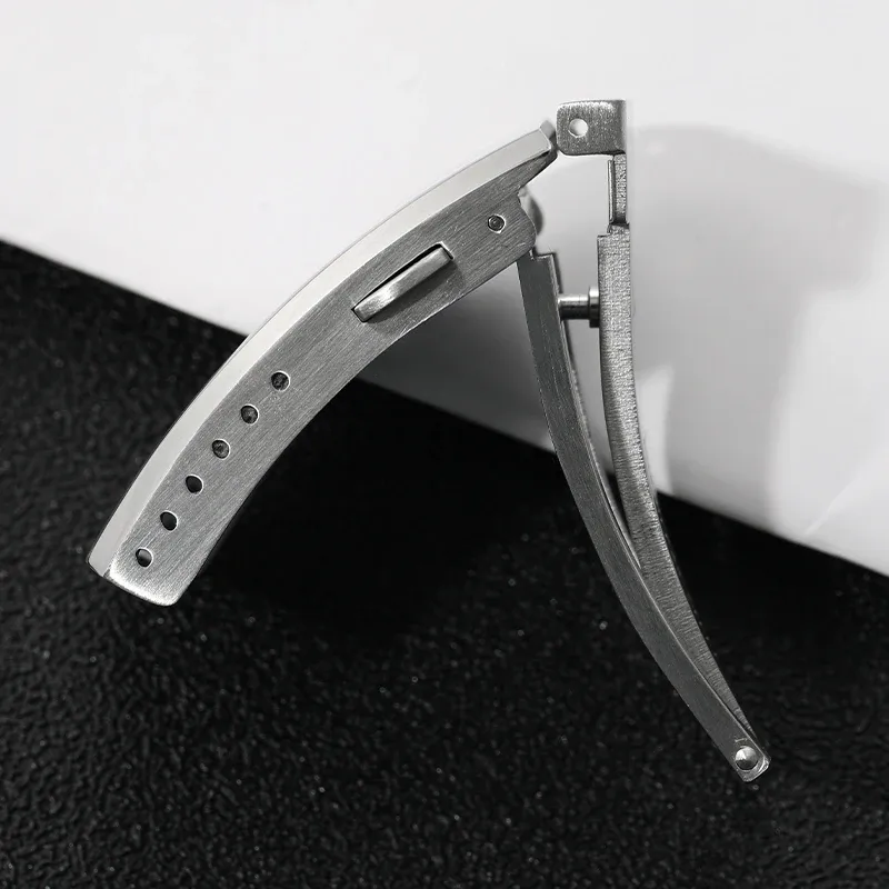 Fermoir de montre acier inoxydable 16 à 22 mm sécurité