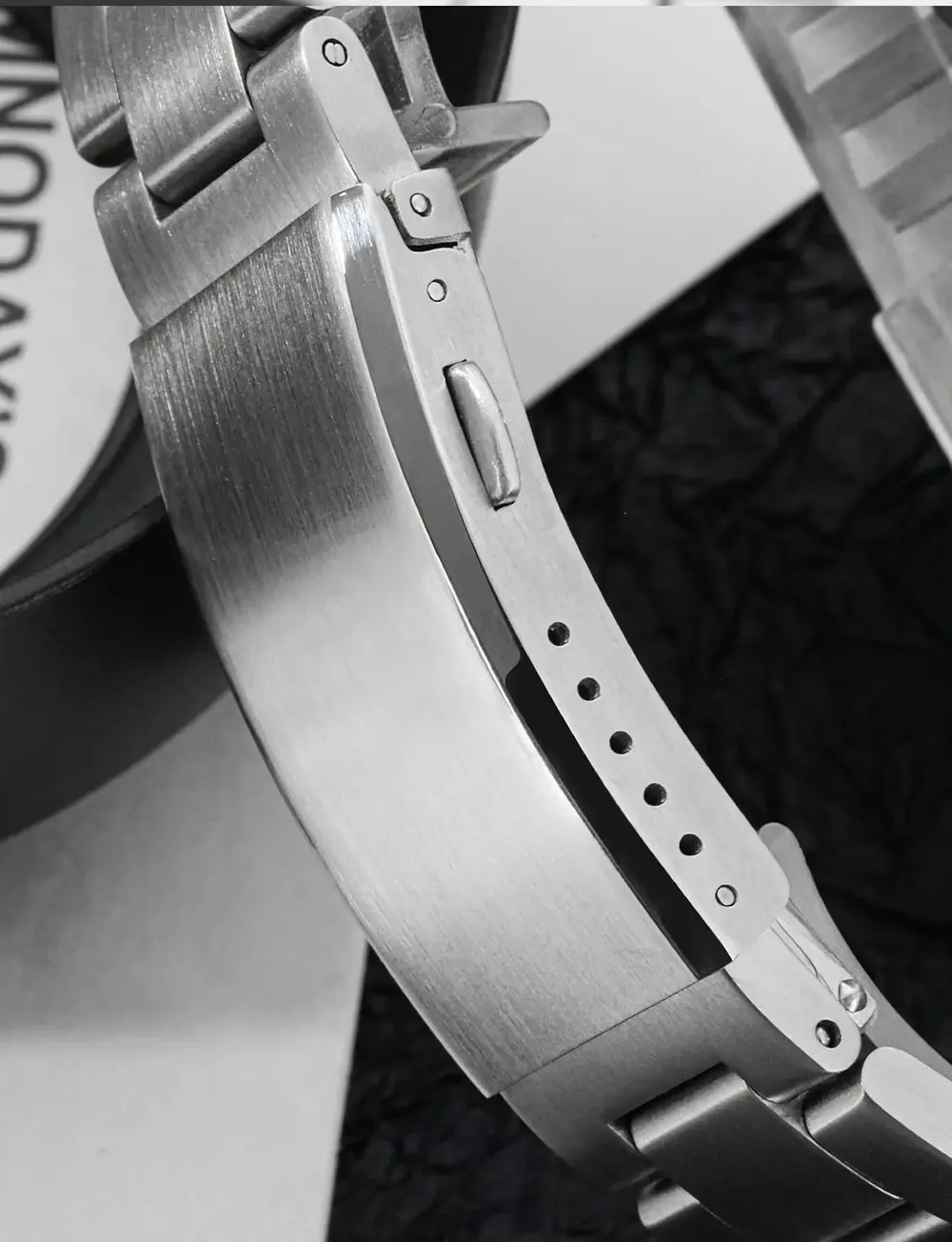 Fermoir de montre acier inoxydable 16 à 22 mm sécurité