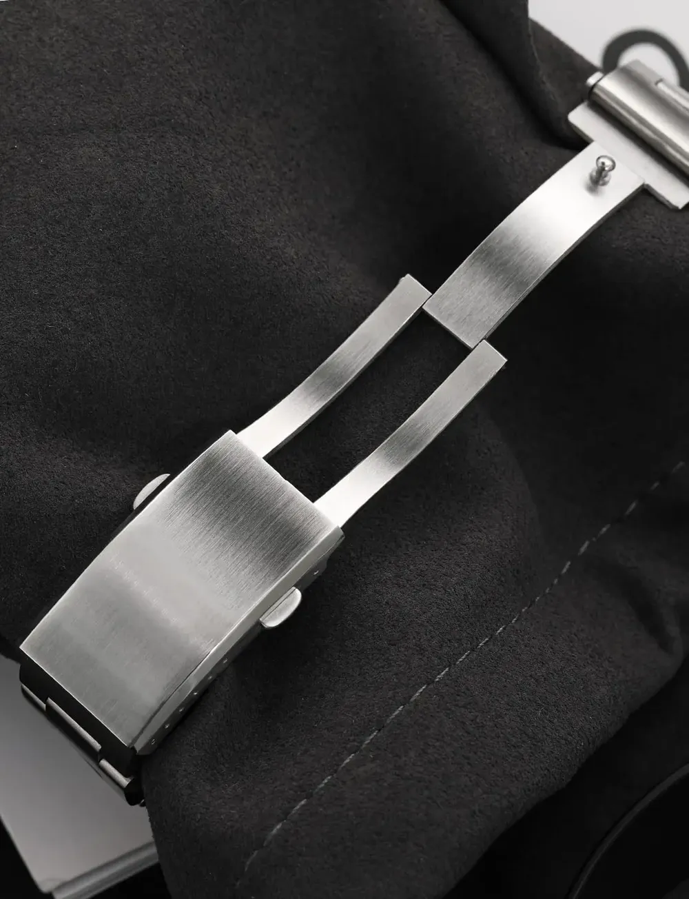 Fermoir de montre acier inoxydable 16 à 22 mm sécurité
