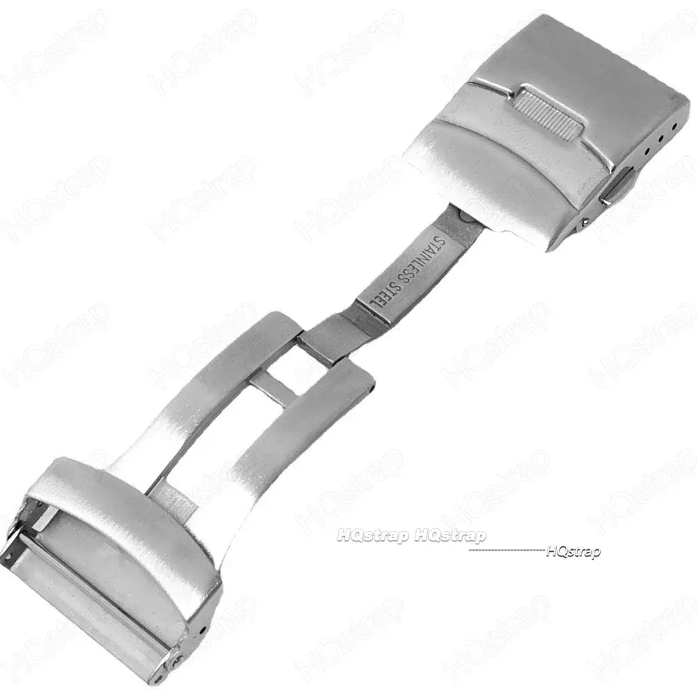Fermoir de montre acier inoxydable 18 à 22 mm double pression