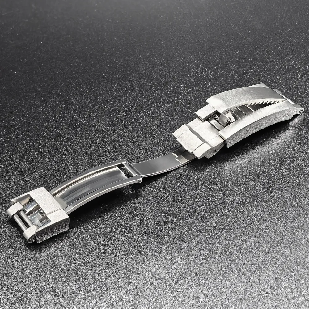Fermoir de montre Rolex acier inoxydable 9x9 mm brossé