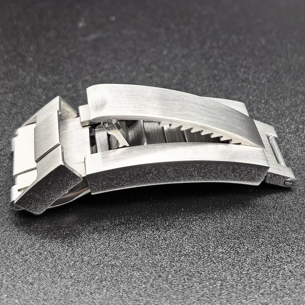 Fermoir de montre Rolex acier inoxydable 9x9 mm brossé