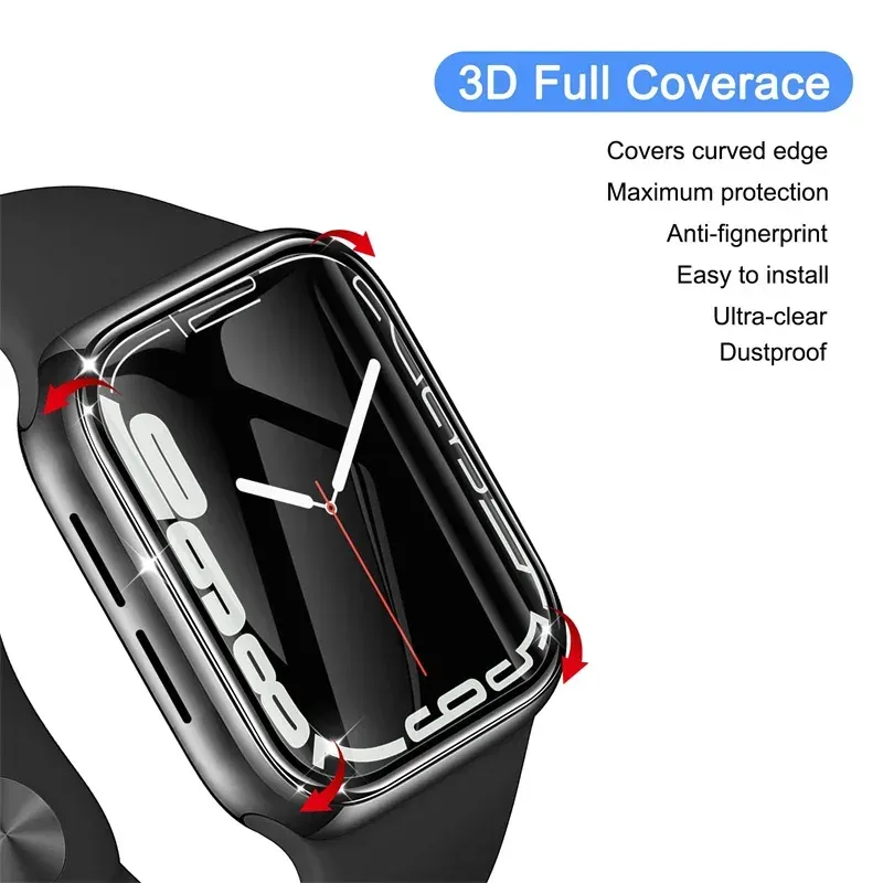Film de protection écran incurvé pour Apple Watch 38 à 49 mm