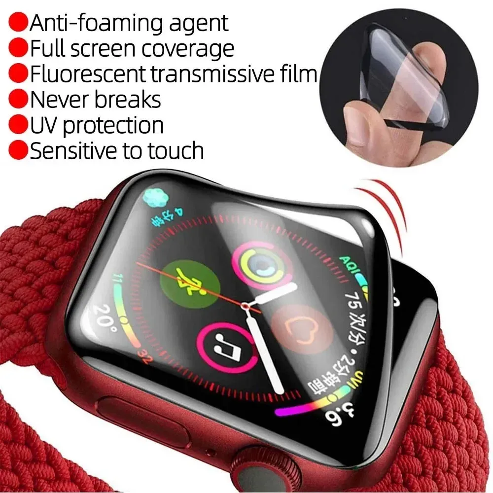 Film de protection écran incurvé pour Apple Watch 38 à 49 mm