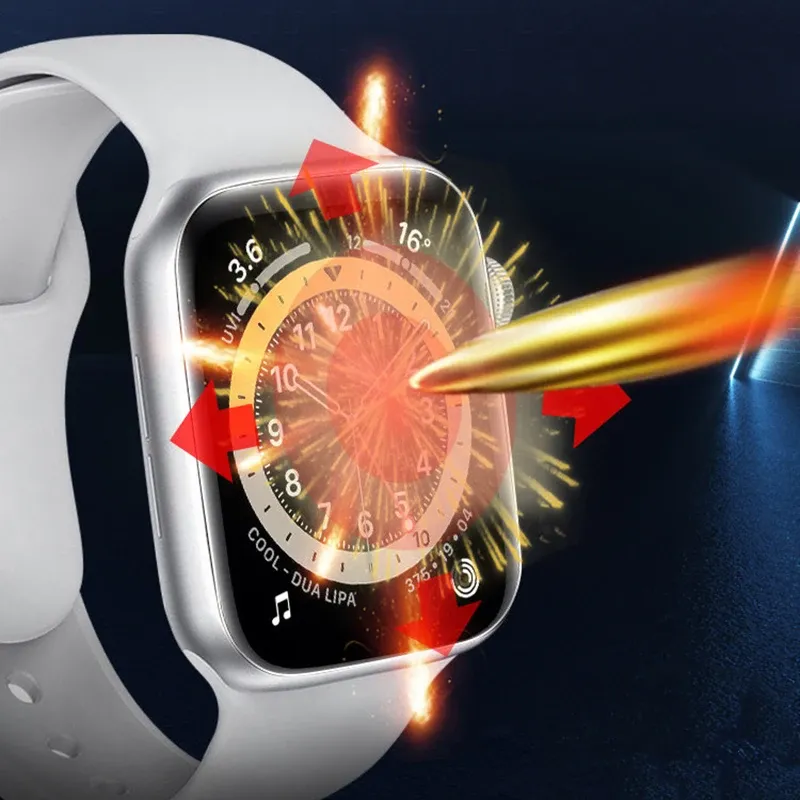 Film écran souple 9D pour Apple Watch 38 à 49 mm